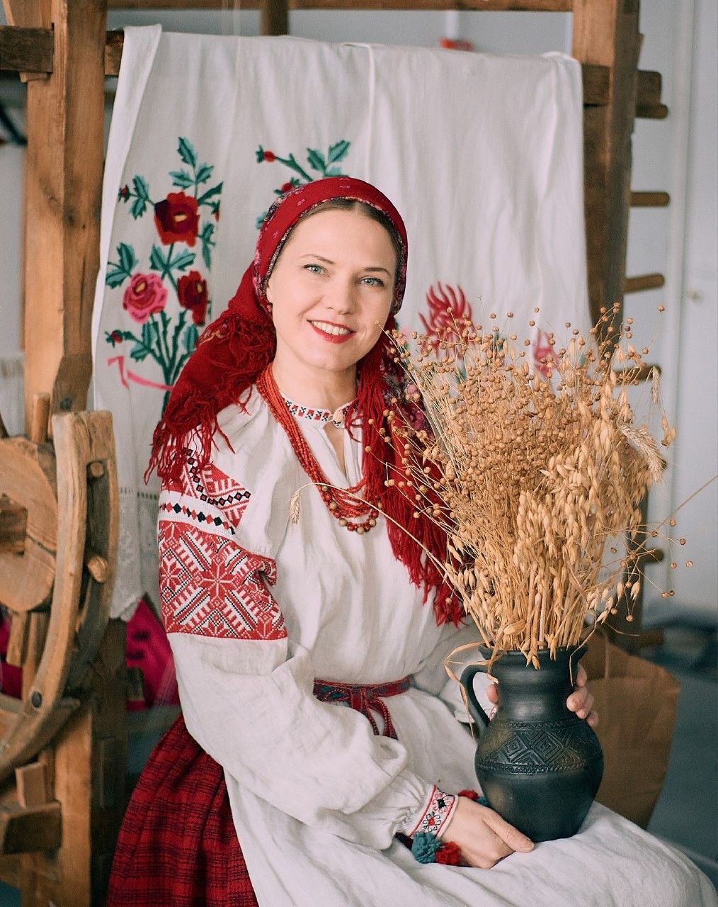Women in Slavic costumes in Maiduguri