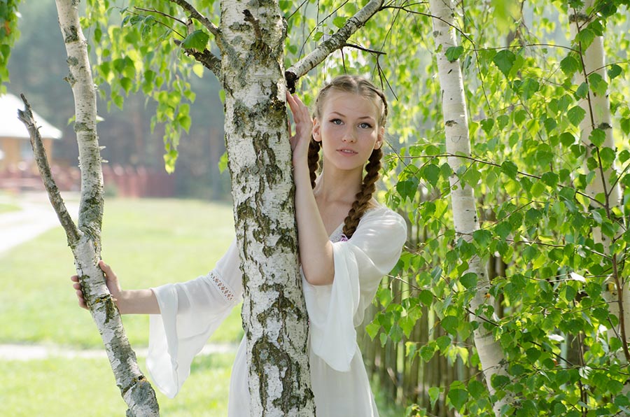 Women in Slavic costumes in Maiduguri