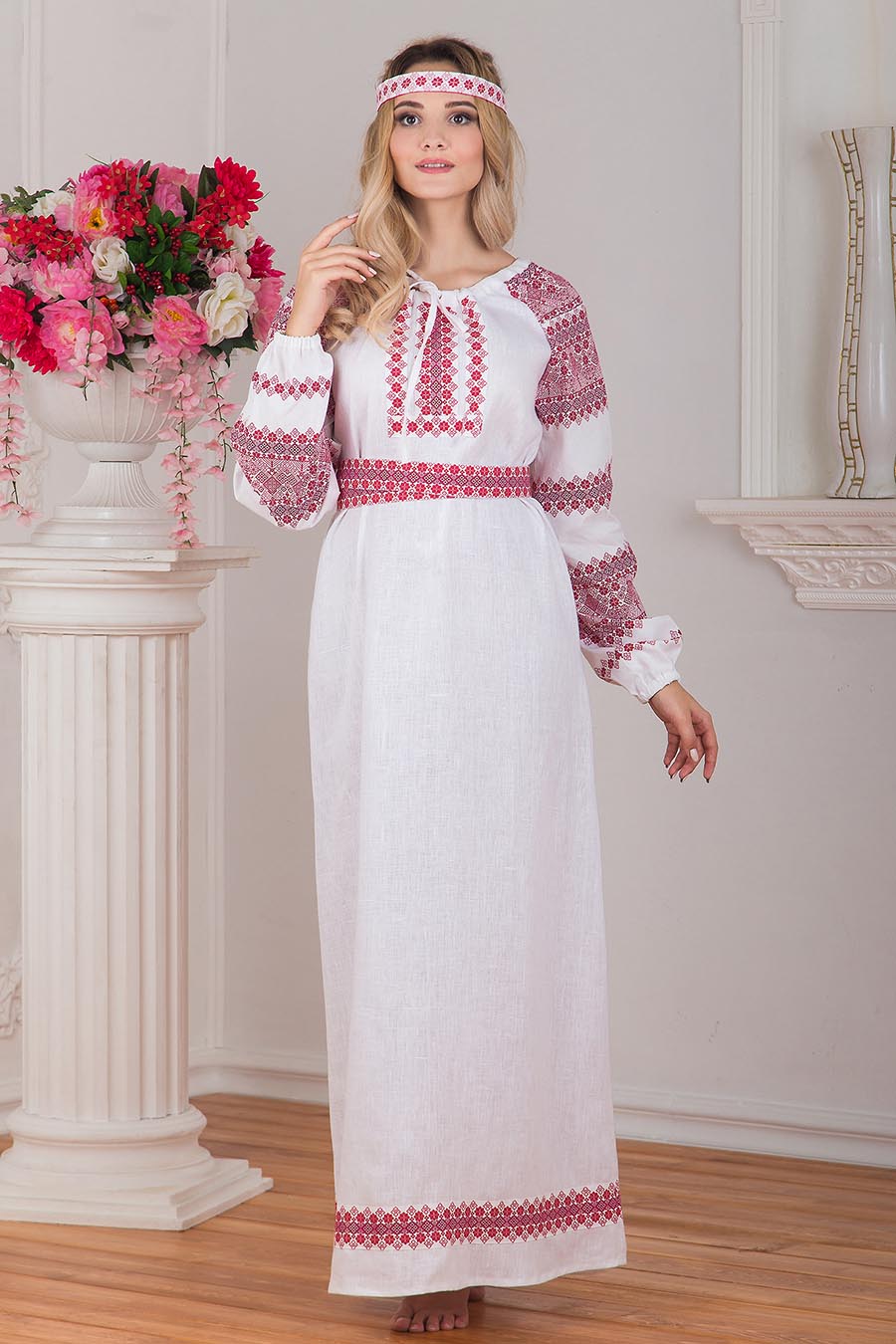 Women in Slavic costumes in Maiduguri